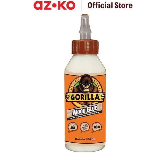 

New Product - Azko Gorilla Lem Kayu 236 Ml Wood Glue Pasta Perekat Quick Dry Glue Perlengkapan Pertukangan Kiarastoreku