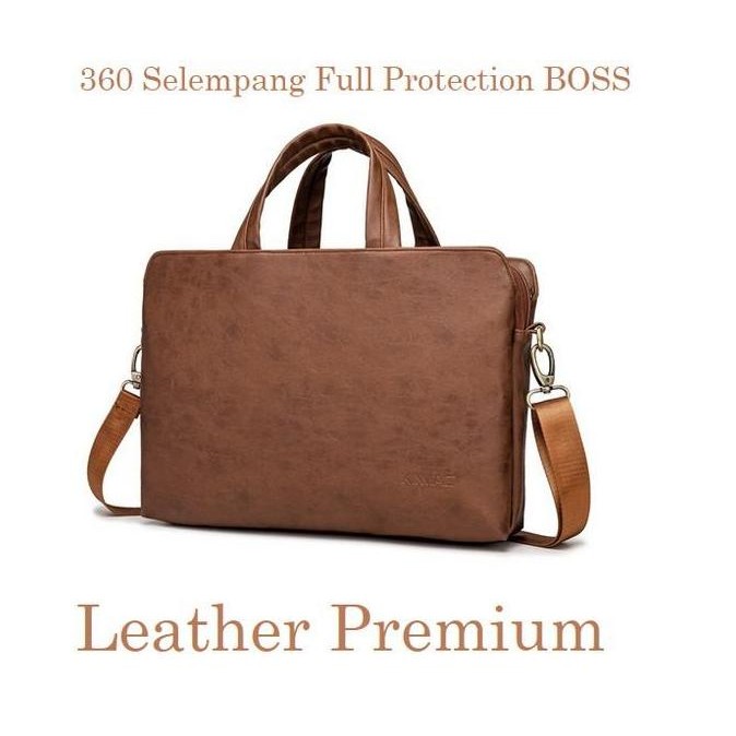 Samsung Galaxy Tab S7 Fe 12.4 Inch Tas Selempang Leather Sleeve Brown Co