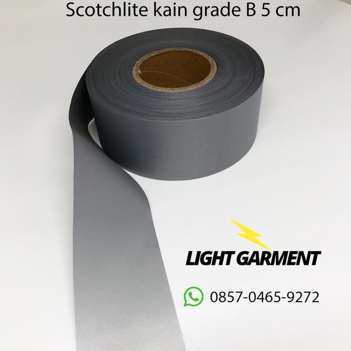 

Scotchlite Skotlet Scotlight Pita Pemantul Cahaya Kain Jahit B 5 Cm