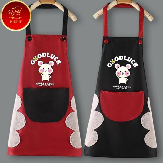 

Terlaris Piepie Apron Celemek Masak Anti Minyak Anti Air Premium
