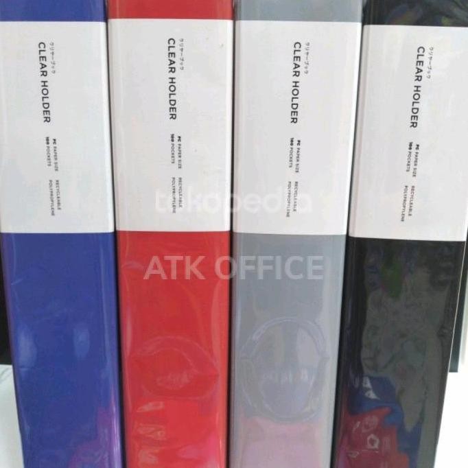 

[SOSHOP] CLEAR HOLDER F4 DAIICHI 100 POCKET / DOKUMENT KEEPER F4 100 DAIICHI