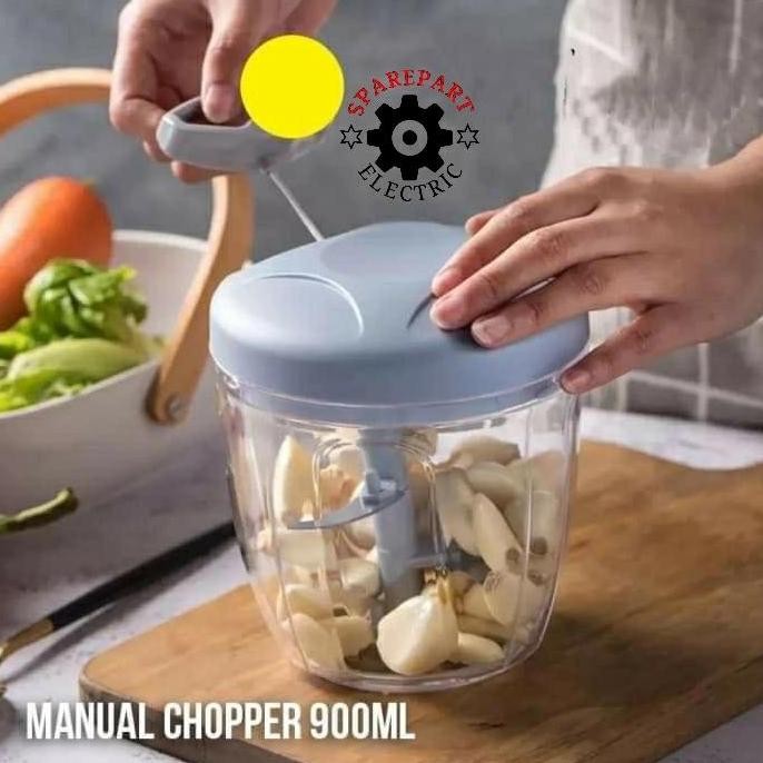 

Terlaris Chopper Blender Manual Model Tarik 900Ml 5Blade - Choper Bumbu Daging