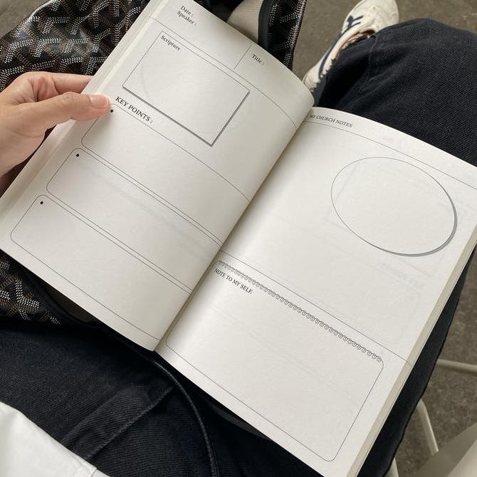 

New Product - Notebook Church Notes Ej Bible - Notebook Journal Ukuran A5 Premium Quality Kiarastoreku