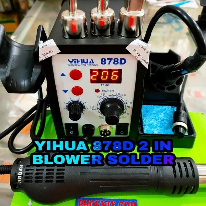 Blower Yihua 878D 2 In 1 Blower Solder Blower Uap Solder Co