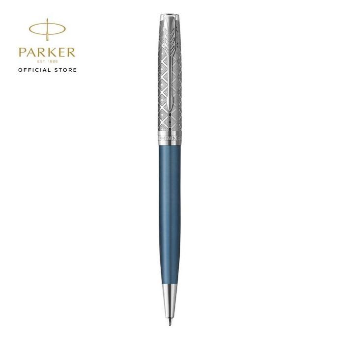 

Parker Sonnet Metal Blue Chrome Trim Ballpoint Co