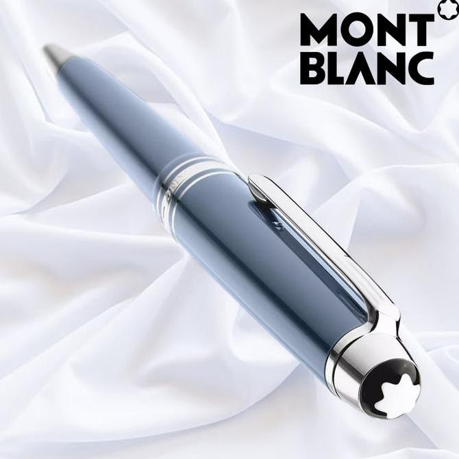

Montblanc Glacier Ballpoint Blue Resin 129395 Original Co