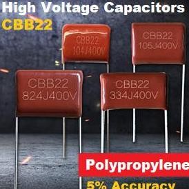 Capacitor 400V 5% 100Nf 220Nf 270Nf 330Nf 470Nf Kapasitor Milar Mylar Co
