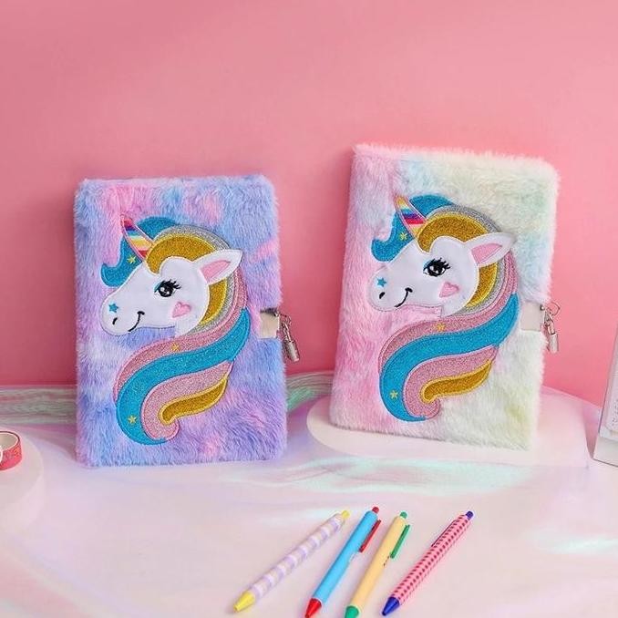 

Notebook Diary Uniqorn Buku Harian Kunci Gembok Buku Tulis Anak Paper Stationery Co