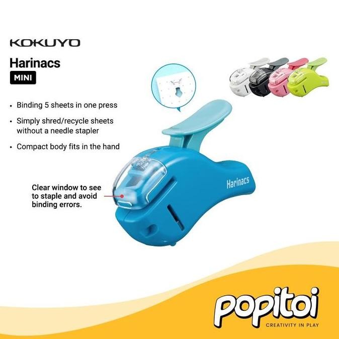 

New Product - Kokuyo Harinacs Compact Alpha Stapleless Stapler Kiarastoreku