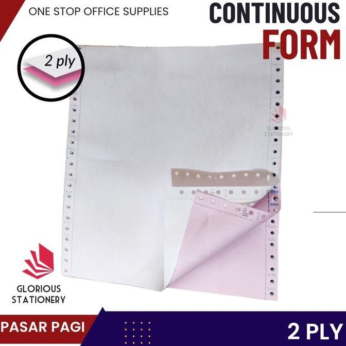 

New Product - Kertas Continuous Form 9.5 X 11" 2Ply - Paperline Kiarastoreku