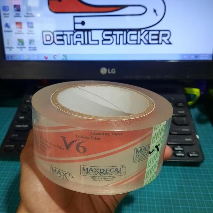 

New Product - Transfer Tape Masking Tape Maxdecal Laminasi Sticker 5Cm 5 Cm Kiarastoreku