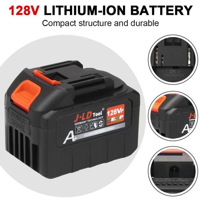 JLD 128VF Baterai Impact Baterai Bor 88VF Makita battery Cordless 36VF