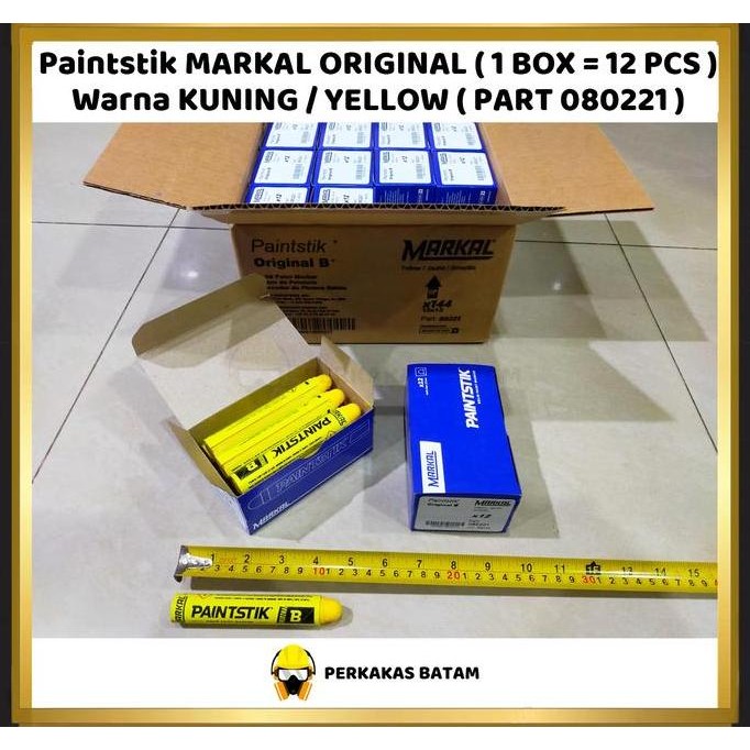 

Paintstik Markal B Yellow 80221 Original Kuning Solid Marker Stick Co