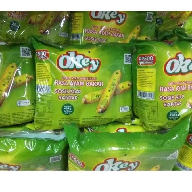 

(Allthebest) Okey Sosis Ayam Bakar Siap Santap isi 30 pcs
