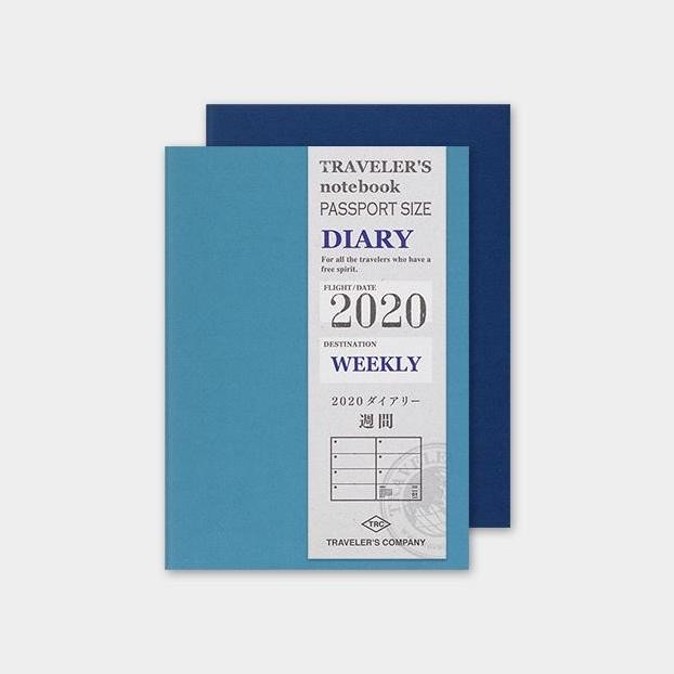 

Traveler'S Notebook Refill 2020 Weekly Passport Size Co