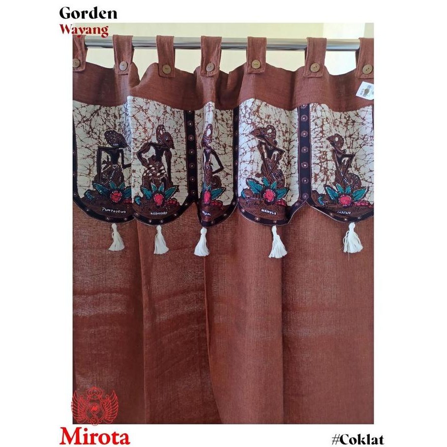 Gorden Jendela Batik Wayang | Korden Batik Wayang