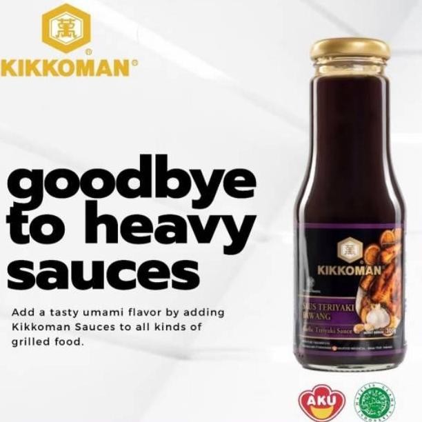 

(Allthebest) Kikkoman Sauce / Aneka Saus Jepang Korea HALAL [300 gr]