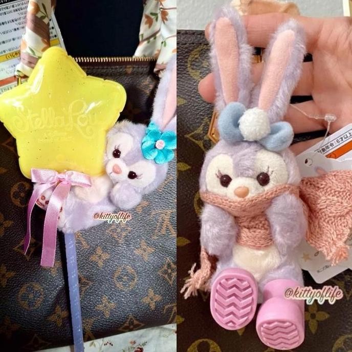 Boneka Gantungan Bag Charm Keychain Stellalou Stella Lou Disney Original Co