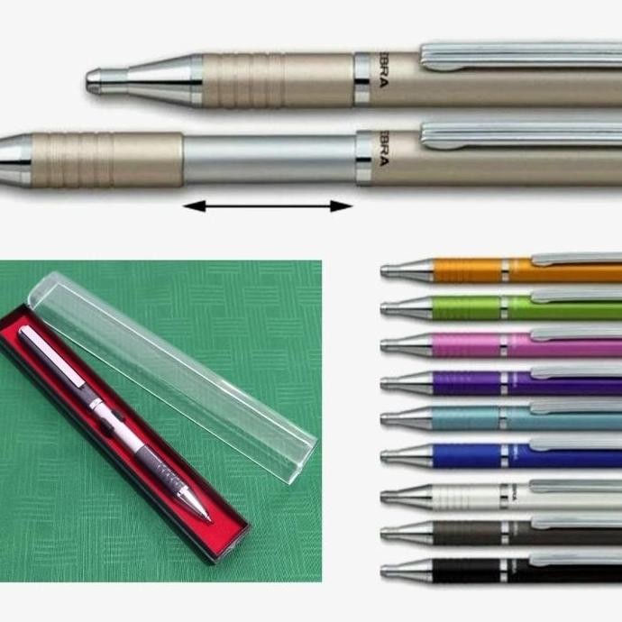 

Zebra Bp115 Slide 0.7Mm Isi Tinta Warna Hitam Full Stainless Stationery Pen Besi Pensil Co