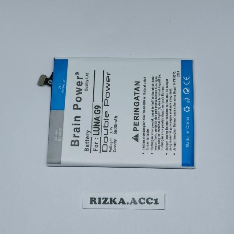 Premium Baterai Batre For Luna G9 G-9 G 9 Luna Brain Double Power Battery Batrai Hp