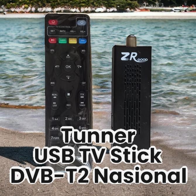 BEBAS ONGKIR - USB TV STICK TUNER TV DIGITAL NASIONAL DVB-T2.