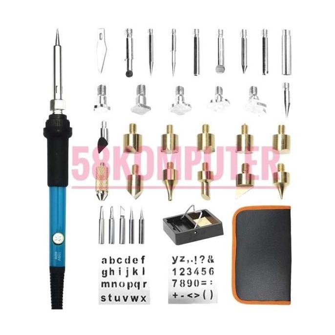 Solder Lukis Pyrography Solder Ukir Kayu Wood Burning Pen Pyrography Co