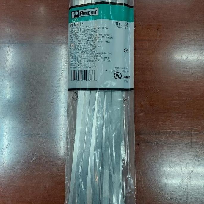 

Cable Ties Stainless Mlt4H-Lp 360Mmx7,9Mm Panduit Stainless Isi 50 Pcs Co
