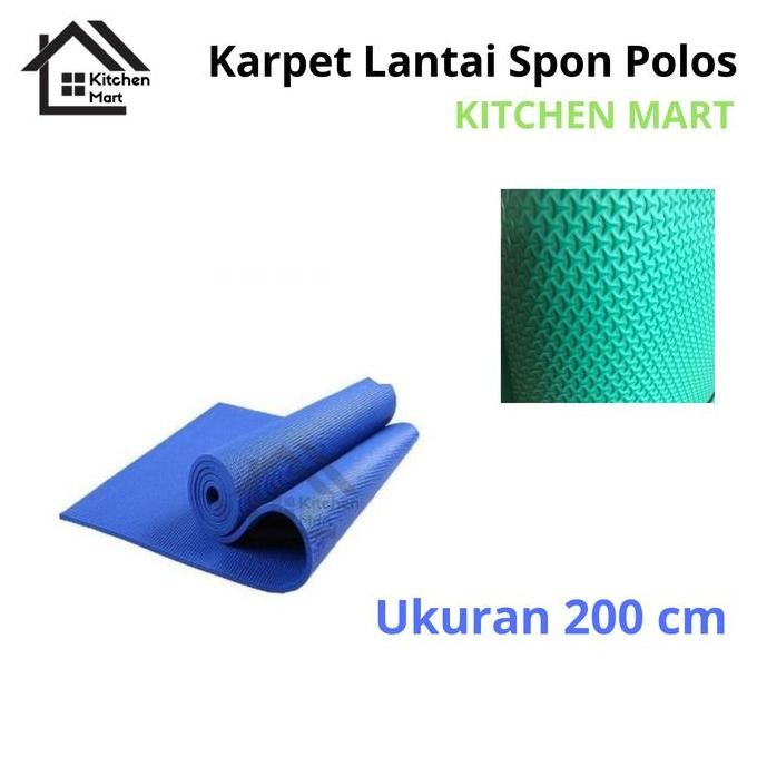 Tikar Karpet Tebal Bentol Matras Plastik Polos Spon Tebal Ukuran Besar