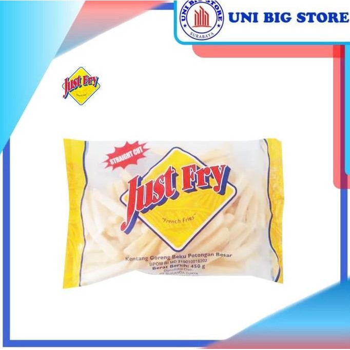 

(Allthebest) Just Fry Straight Cut French Fries 450 gr Kentang Goreng 500