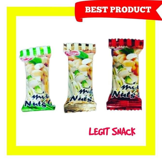 

Ting Ting Kacang Almond Pistachio Mede Teng Teng Nut Crispy Candy 20Pc