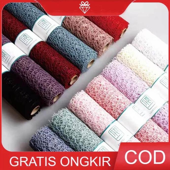 

1Roll Tile Jaring Polynet X - Bahan Kerajinan Buket Bunga Tile005 Co