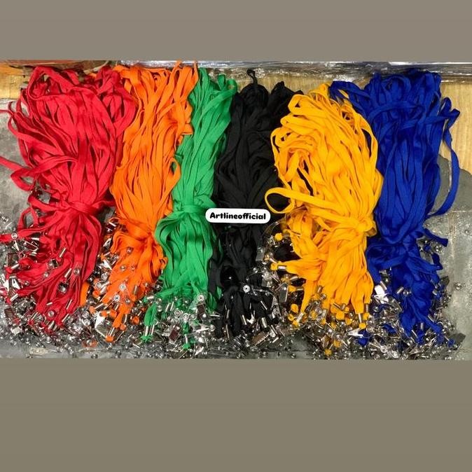 

Tali Lanyard Jepit 1 Cm , Tali Id Card Harga Untuk Perpak Isi 100 Pcs Co
