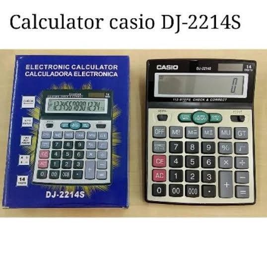 

New Kalkulator Casio 14Digits 2Ways Power 2214S Co