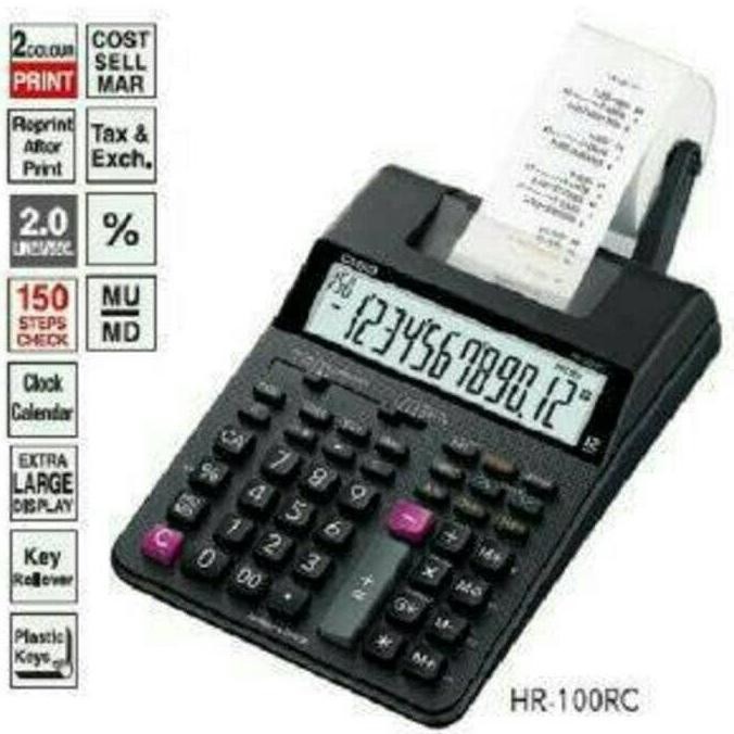 

Casio Hr-100Rc + Kertas +Tinta +Baterai +Adaptor ~Kalkulator Printing Co