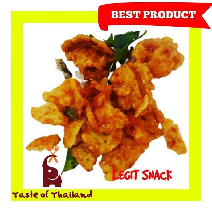 

Emping Pedas Manis Thailand / Keripik ( Kripik ) Utuh 250 Gr Murah