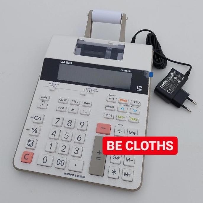 

Casio Fr-2650Rc Printing Kalkulator - Calculator Struk Kertas Fr 2650 Co