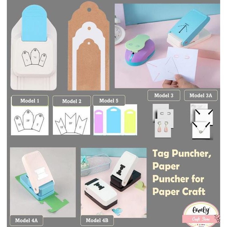 

LovelyCraftStore | Hang tags puncher Pembolong kertas for labelling, gift tag, price tags, art journal, deco art, bullet journal, diy, scrapbook etc Earring Hole Tag Puncher Pembolong Label Anting