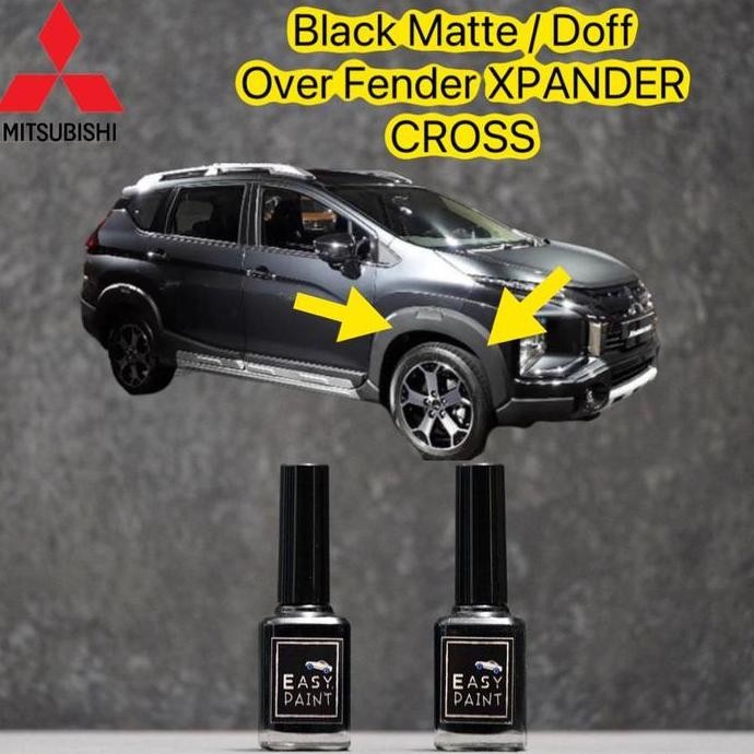 Cat Oles Black Doff Matte Mitsubishi Xpander Cross Hitam Kulit Jeruk Baru