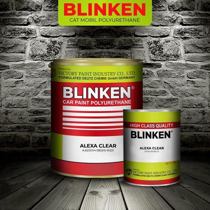 Blinken Polyurethane Alexa Clear Coat Mobil Dan Hardener Harga Spesial