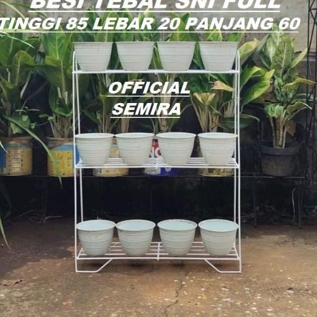 Rak Besi Pot Bunga 3 Susun Tanaman Hias/Rak Sepatu Modern/Standing Pot