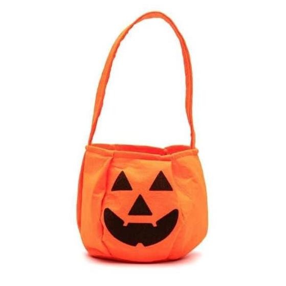 

''Terlaris" Tapb Tas Halloween Pumpkin Labu Trick Or Treat Goodie Bag Flanel Murah