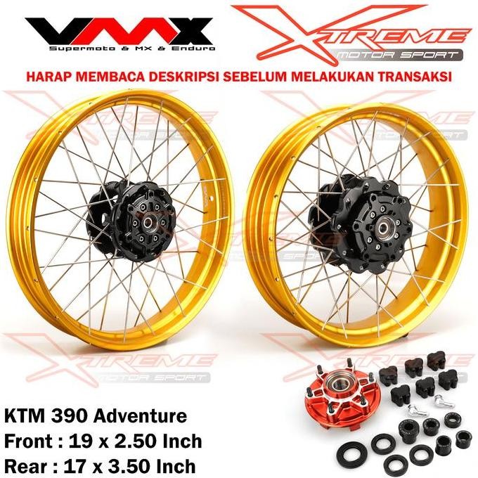 Velg Jari Jari Depan Belakang KTM 390 ADV / BMW GS 1200 / Honda CB500X