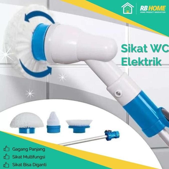Sikat WC Elektrik Lantai Dinding Kamar Mandi