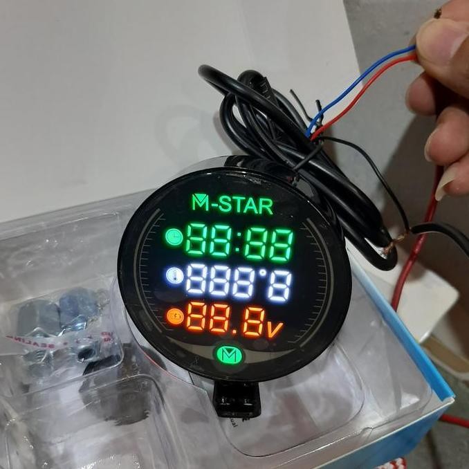 voltmeter JAM celcius voltmeter 3 in 1 bulat protaper