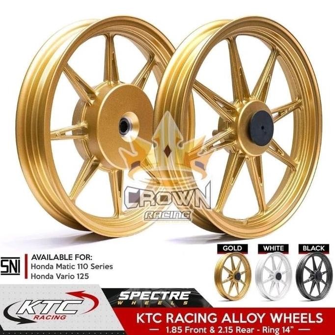 Velg KTC Racing Spectre Mio Karbu / Fino / Soul / Mio J GT / Xride Motor Motorcycle