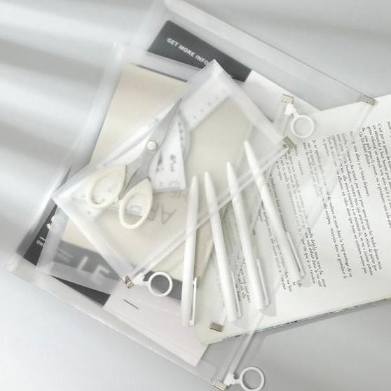 

Premium !!! Tempat Pensil Alat Tulis Zipper Bag Pouch