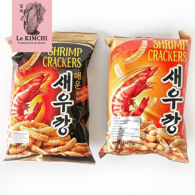 

Nongshim Shrimp Cracker Hot - Snack Pedas Rasa Udang Korea