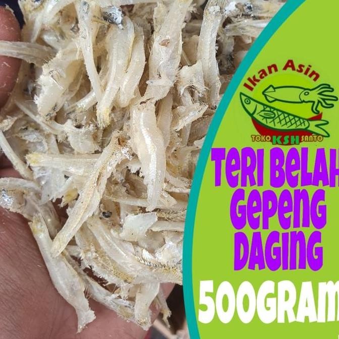 

Ikan Asin Teri Belah Gepeng Daging-500Gram