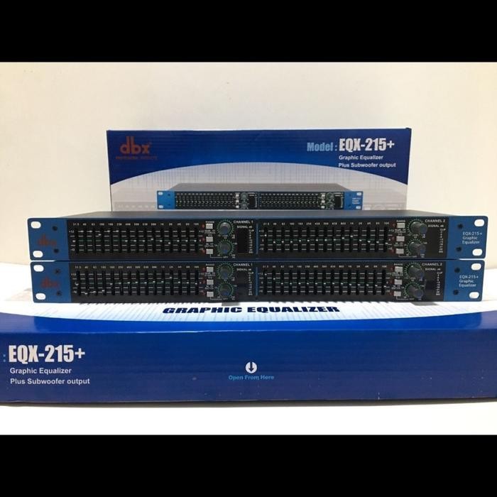 Equalizer Dbx Eqx 215 + Subwoofer/Dbx Eqx215 New Grade A Male Subwoofer Amplifier Original Dan Terpe