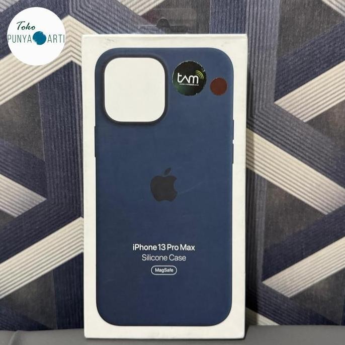 BEBAS ONGKIR - Apple Silicone Case with Magsafe iPhone 13 Pro Max Official Original Resmi iBox